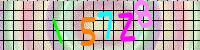 Blue Captcha Image