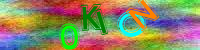 Blue Captcha Image